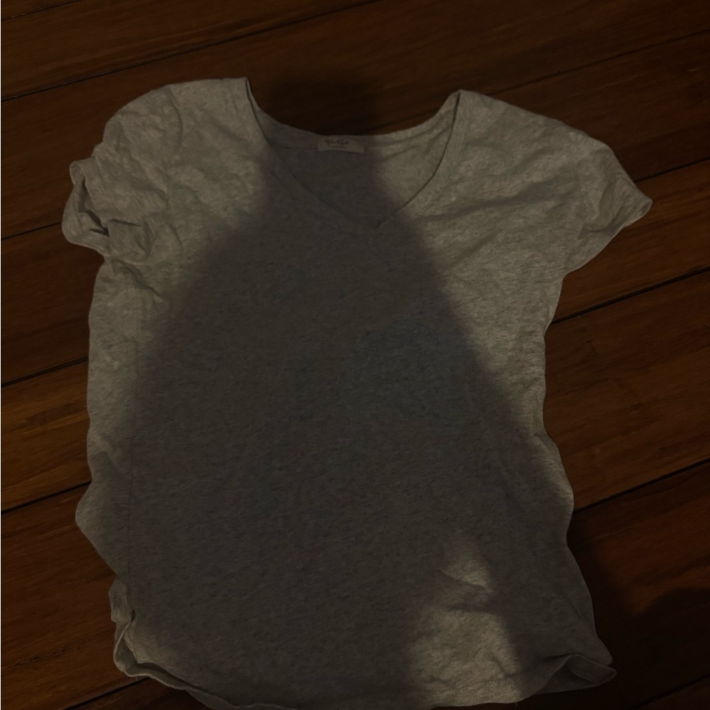 Brandy Melville Light Gray V-Neck Tank Top